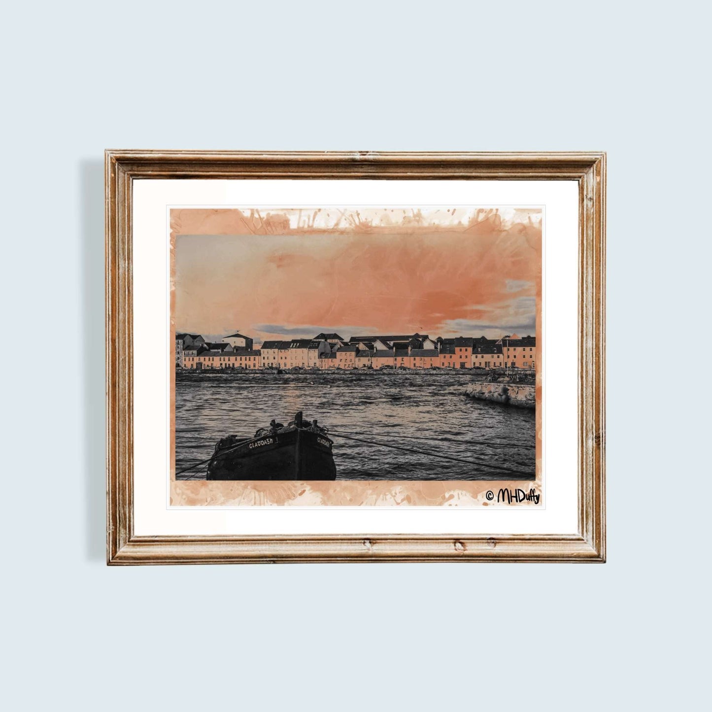 Claddagh Tea Stained